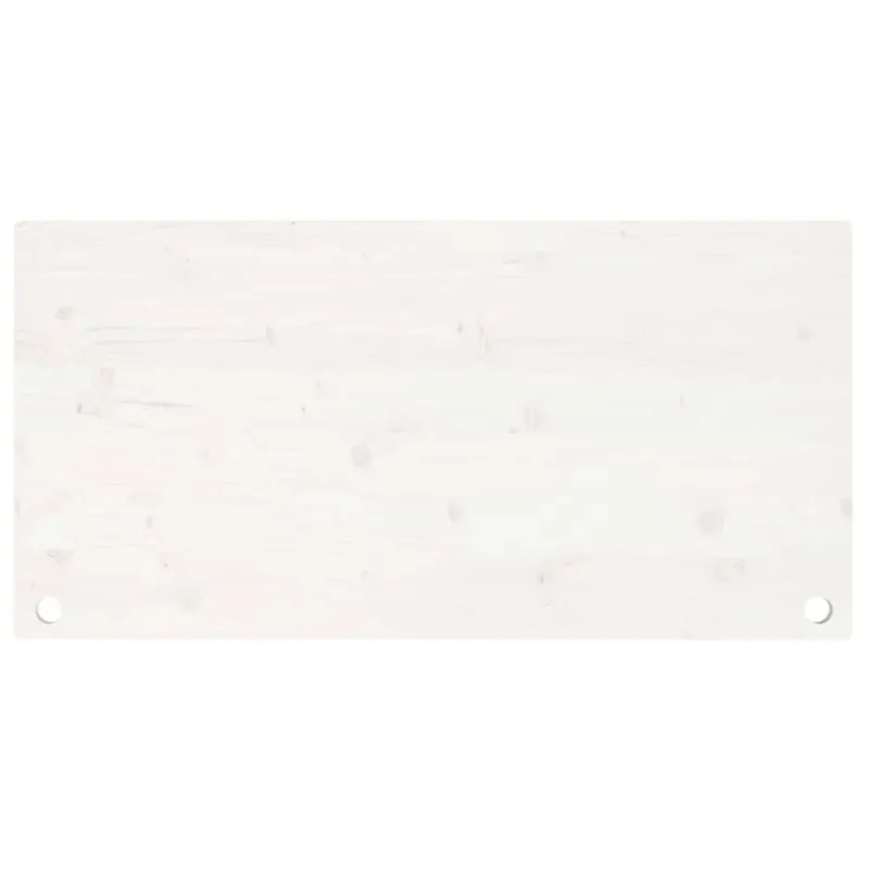 Rašomojo stalo stalviršis, baltas, 110x55x2,5cm, pušies masyvas