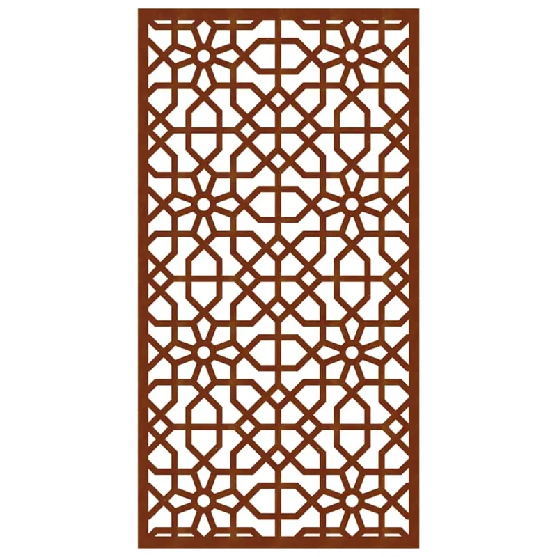 Sodo sienos dekoracija, 105x55cm, corten plienas