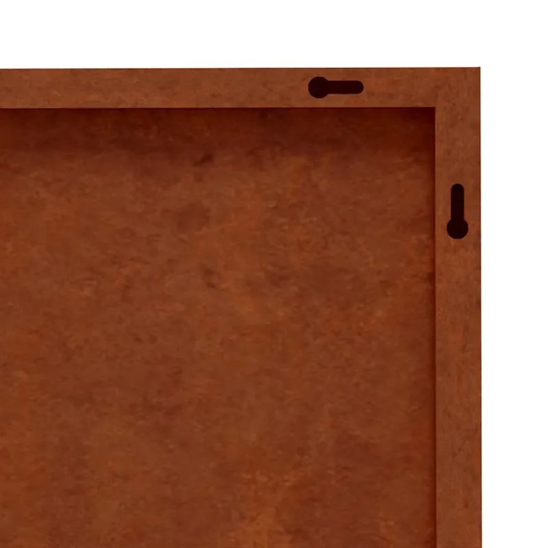 Sodo sienos dekoracija, 105x55cm, corten plienas, paukščiai