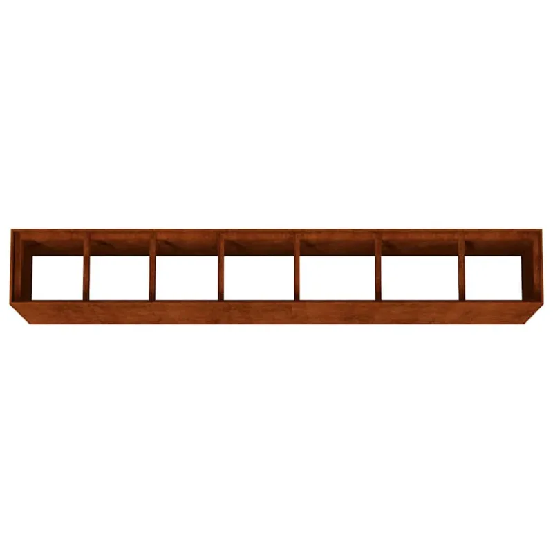 Aukštas sodo lovelis, 280x40x80cm, Corten plienas
