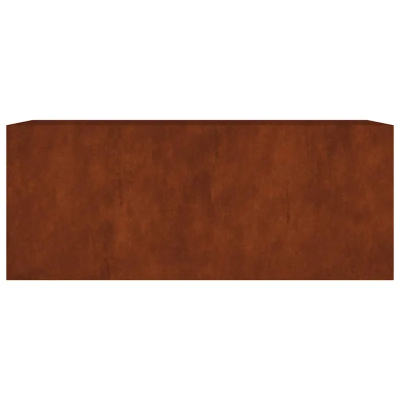 Aukštas sodo lovelis, 200x80x80cm, Corten plienas