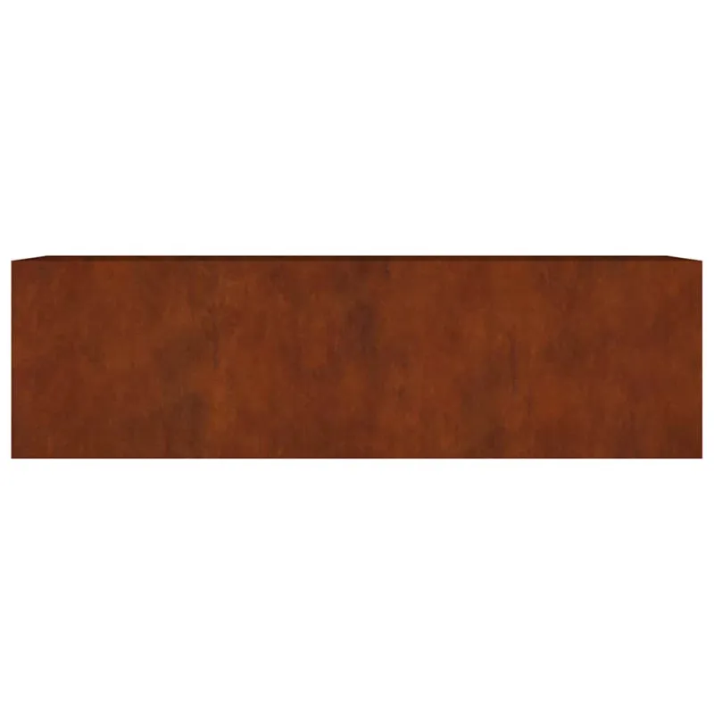 Aukštas sodo lovelis, 280x80x80cm, Corten plienas