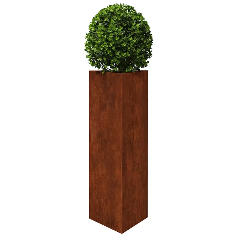 Sodo lovelis, 30x26x75cm, Corten plienas