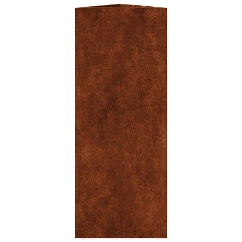 Sodo lovelis, 30x26x75cm, Corten plienas