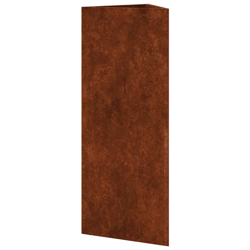 Sodo lovelis, 30x26x75cm, Corten plienas