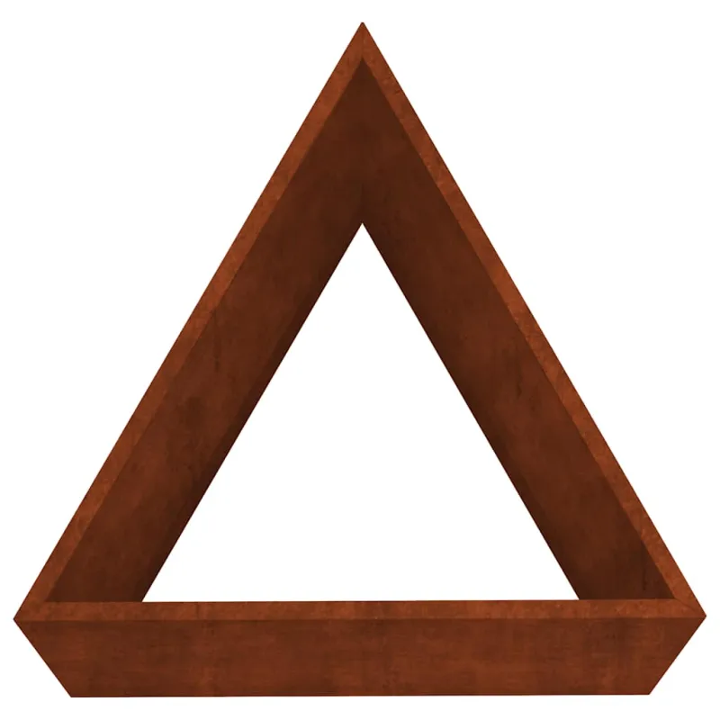Sodo lovelis, 40x34,5x75cm, Corten plienas