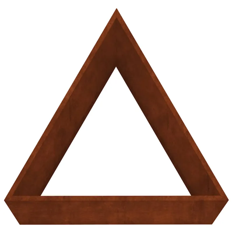 Sodo lovelis, 50x43x75cm, Corten plienas