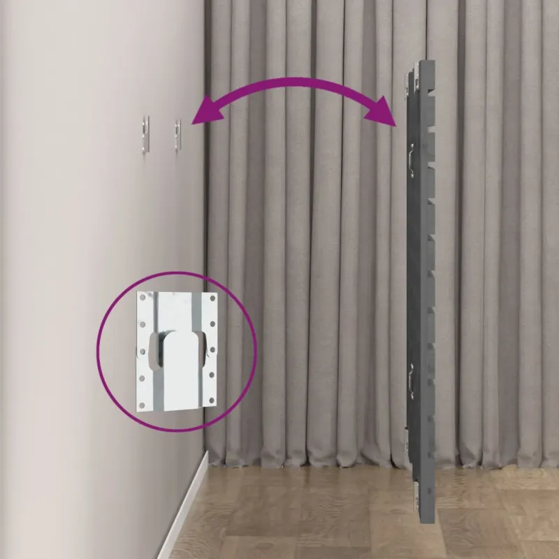 Sieninis galvūgalis, pilkas, 81x3x91,5cm, pušies masyvas
