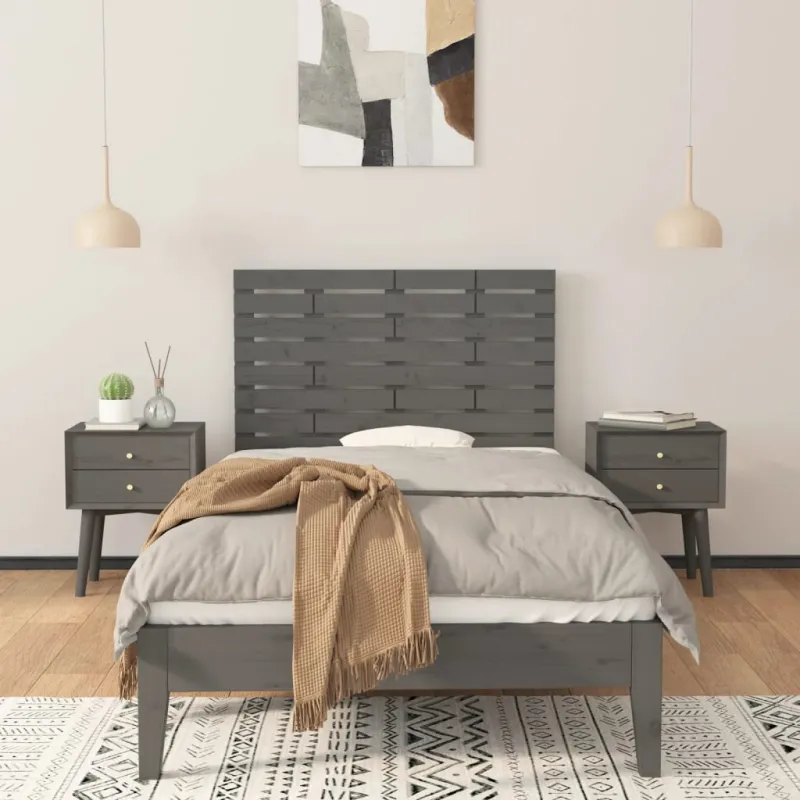Sieninis galvūgalis, pilkas, 106x3x63cm, pušies masyvas