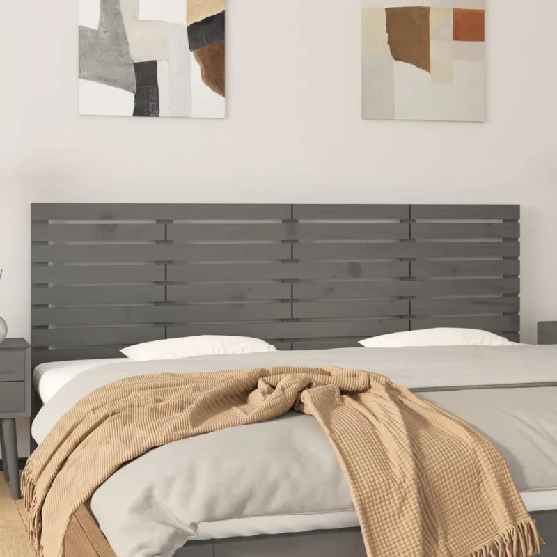 Sieninis galvūgalis, pilkas, 206x3x63cm, pušies masyvas