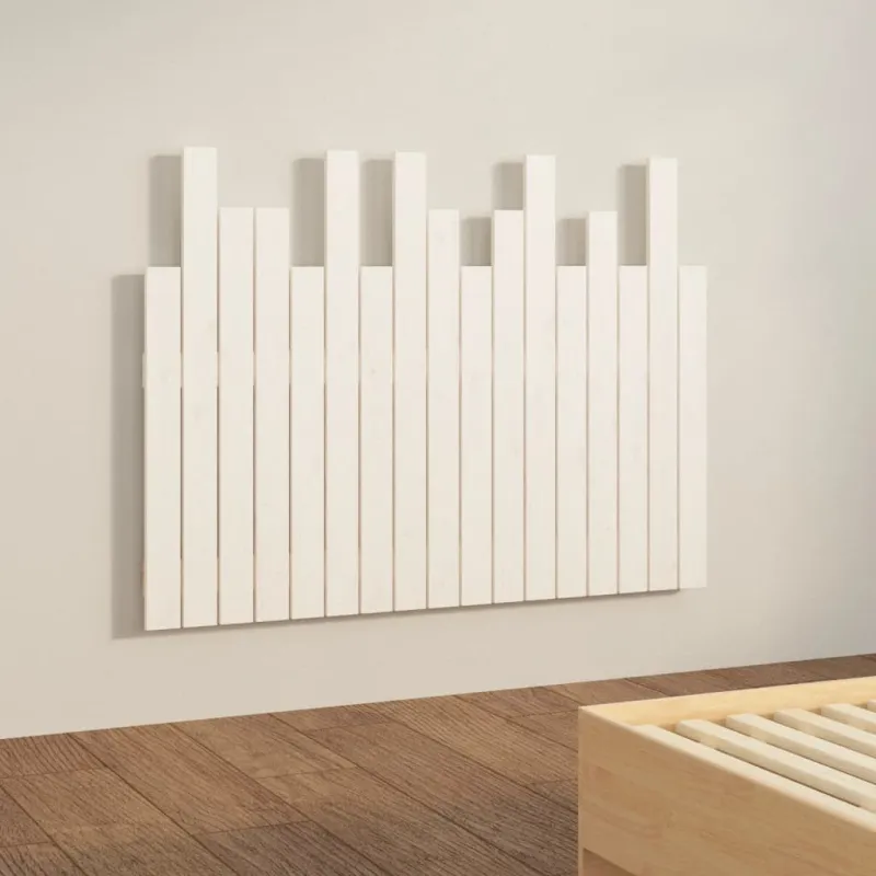 Sieninis galvūgalis, baltas, 108x3x80cm, pušies masyvas