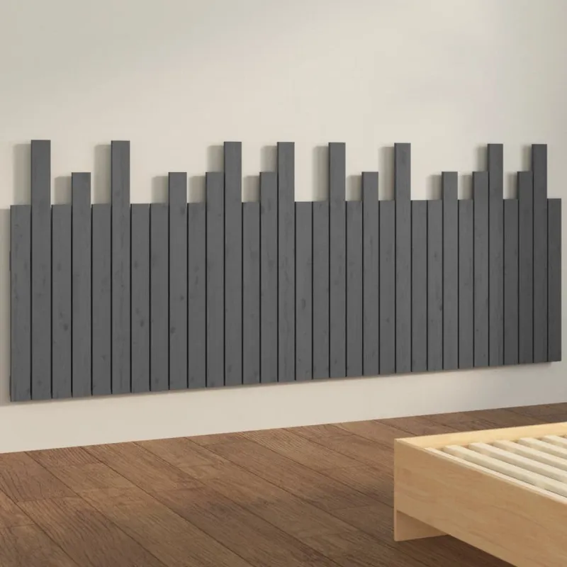 Sieninis galvūgalis, pilkas, 204x3x80cm, pušies masyvas
