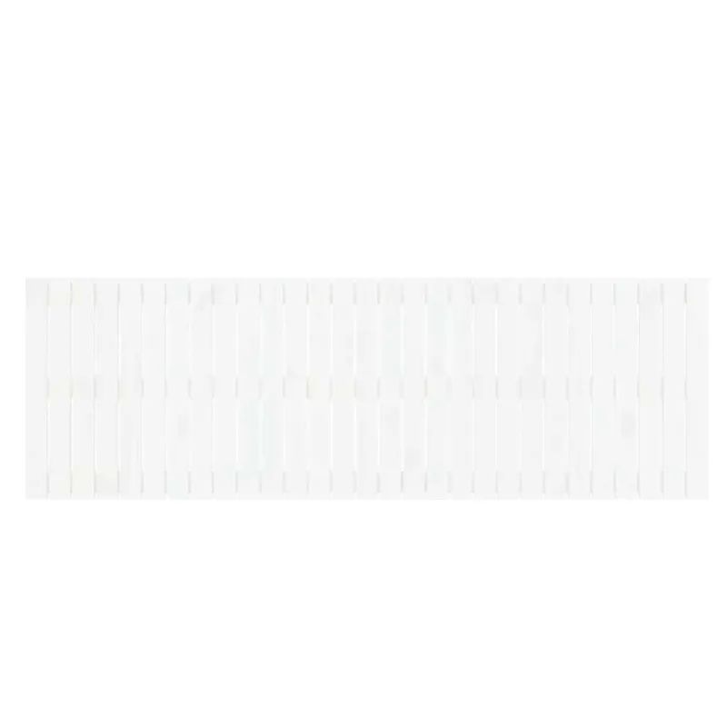 Sieninis galvūgalis, baltas, 185x3x60cm, pušies masyvas