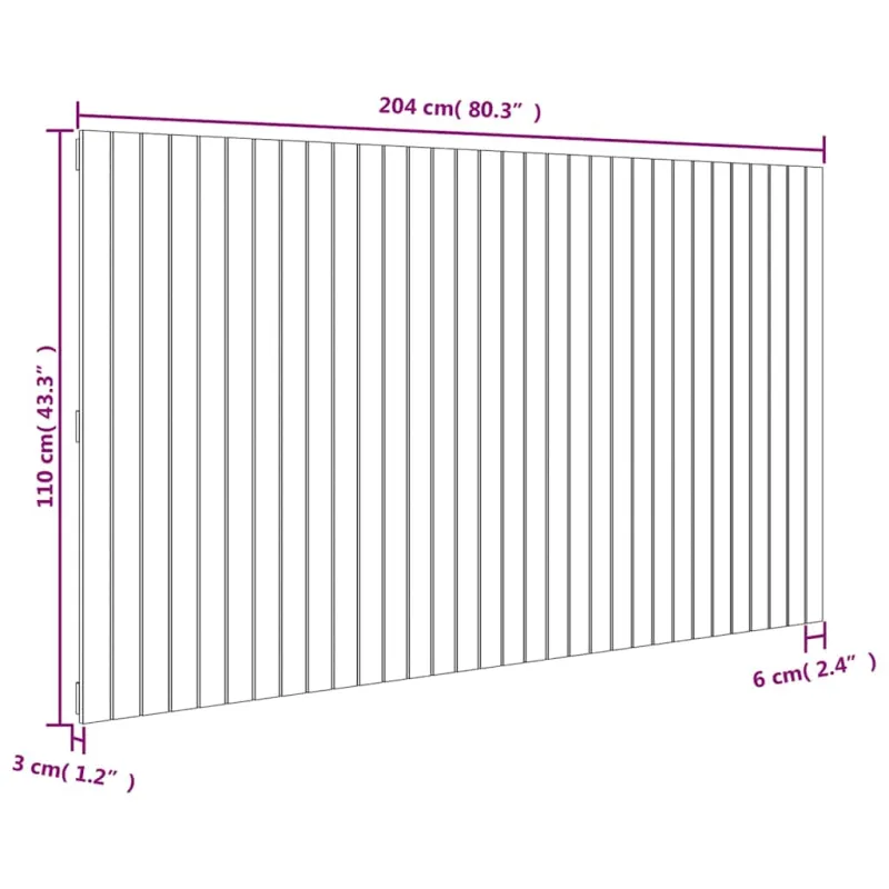 Sieninis galvūgalis, medaus rudas, 204x3x110cm, pušies masyvas