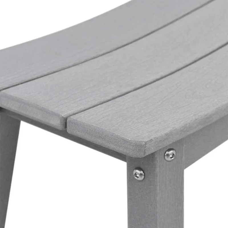 Sodo barokkompletti 3 kpl, vaaleanharmaa HDPE