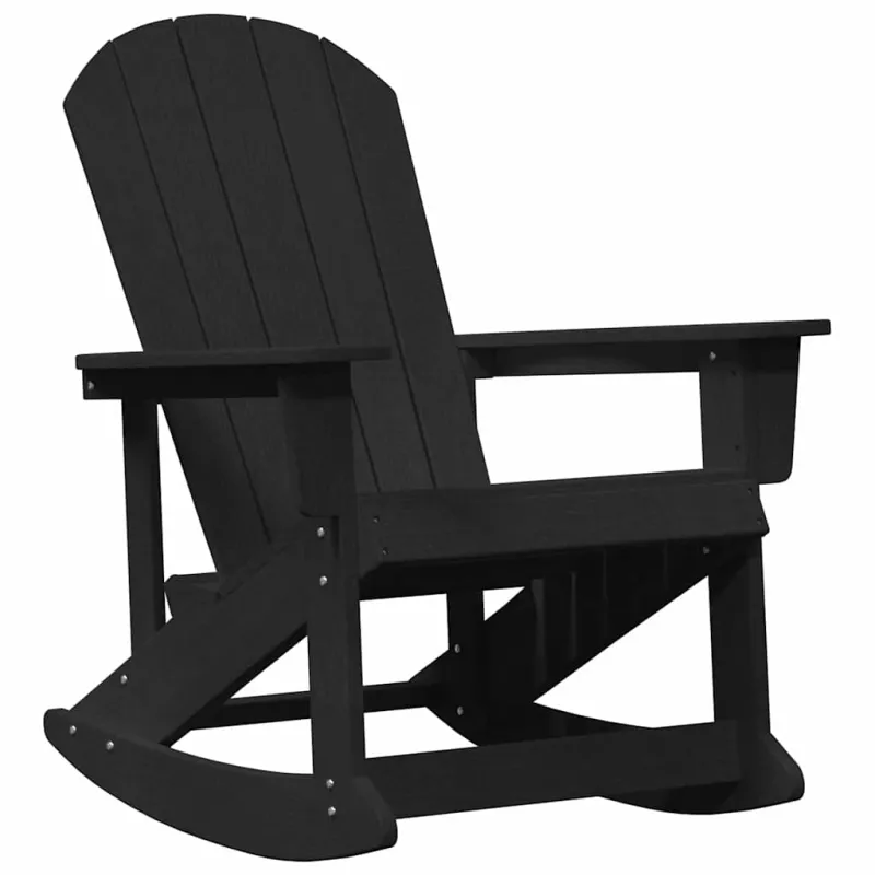 Adirondack-supynes, 2 kpl, Musta HDPE