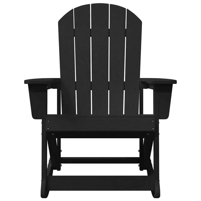 Adirondack-supynes, 2 kpl, Musta HDPE
