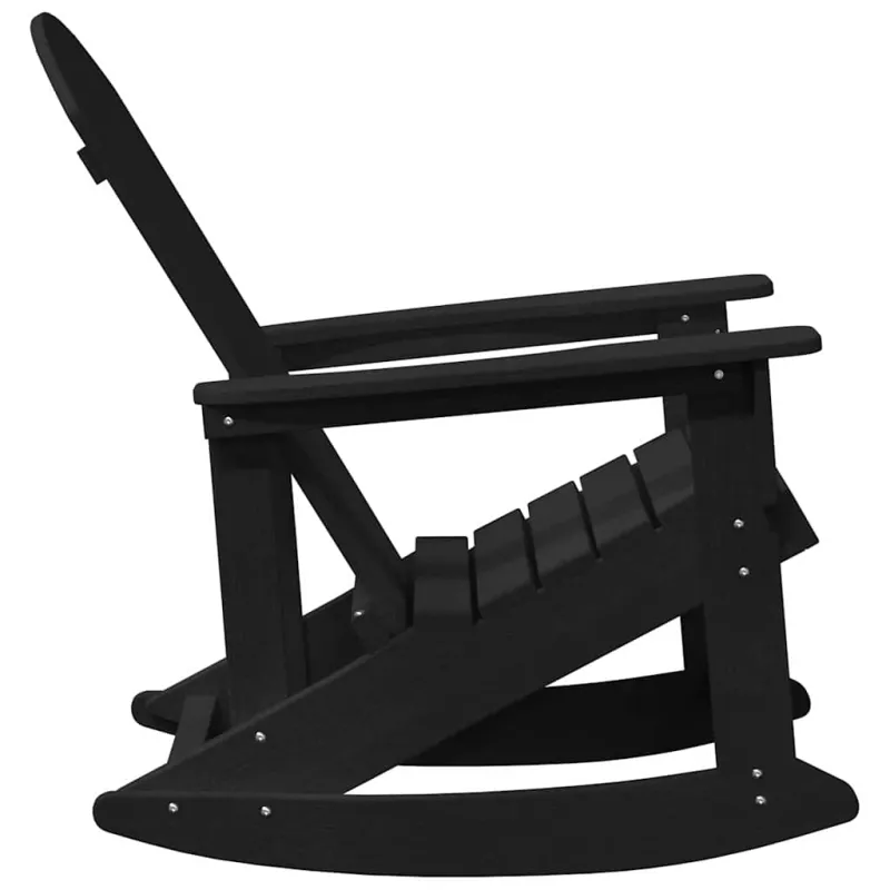 Adirondack-supynes, 2 kpl, Musta HDPE
