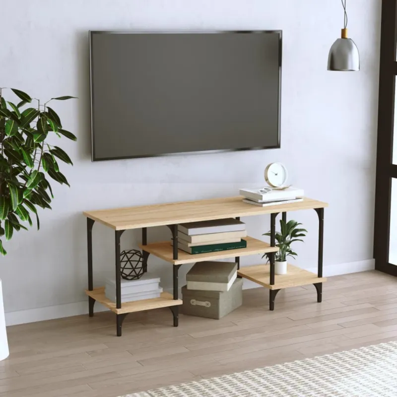 Televizoriaus spintelė, ąžuolo, 102x35x45,5cm, apdirbta mediena