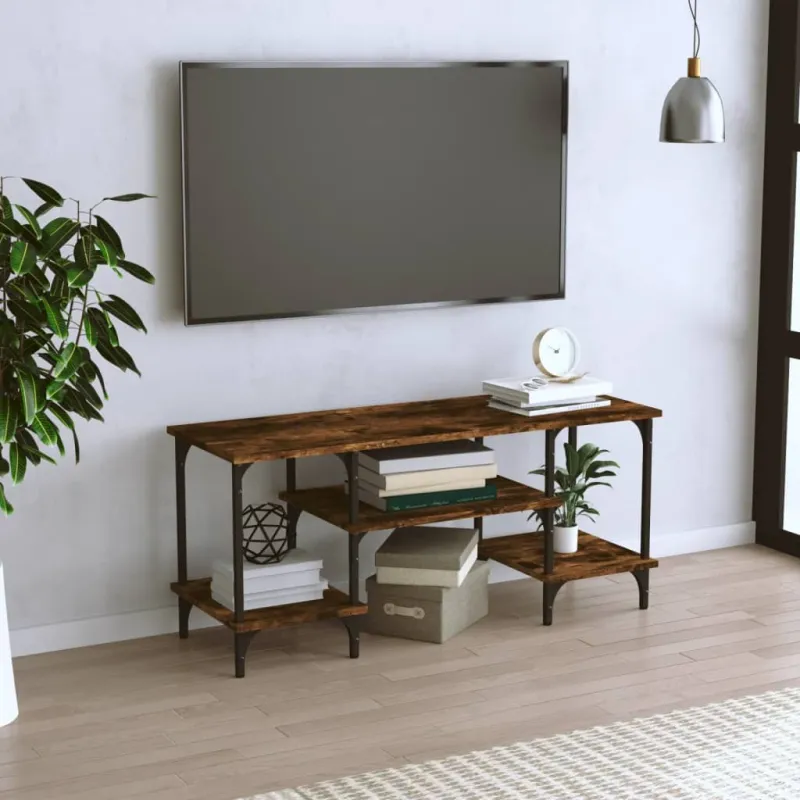 Televizoriaus spintelė, dūminio ąžuolo, 102x35x45,5cm, mediena