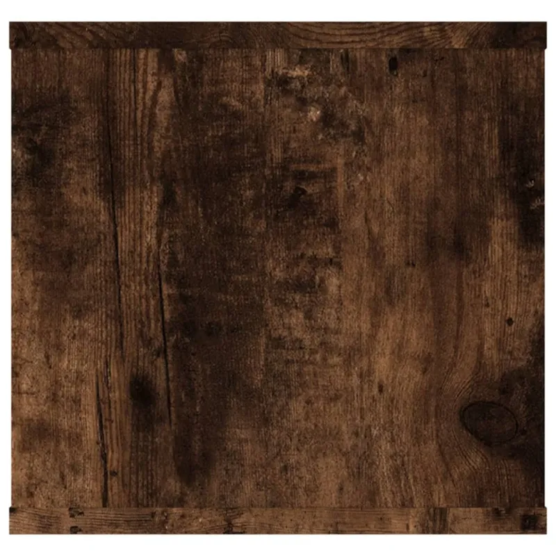 Sieninė lentyna, dūminio ąžuolo, 102x30x29cm, apdirbta mediena