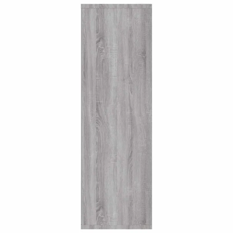 Knygų/šoninė spintelė, pilka ąžuolo, 50x25x80cm, mediena