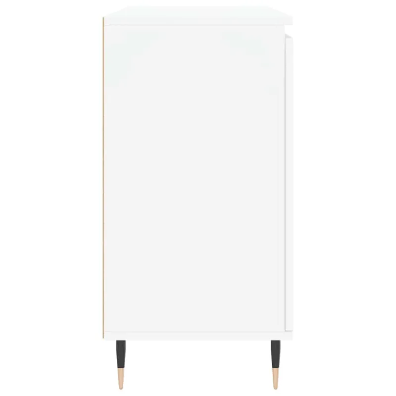 Šoninė spintelė, baltos spalvos, 101,5x35x70cm, apdirbta mediena