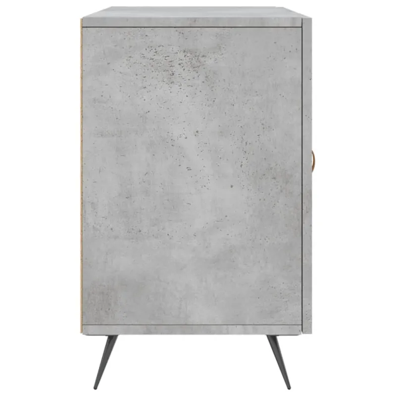 Šoninė spintelė, betono pilka, 100x36x60cm, apdirbta mediena