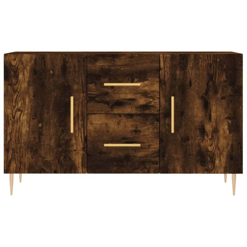 Šoninė spintelė, dūminio ąžuolo, 100x36x60cm, apdirbta mediena