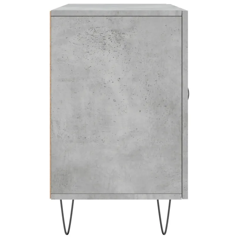 Šoninė spintelė, betono pilka, 100x36x60cm, apdirbta mediena