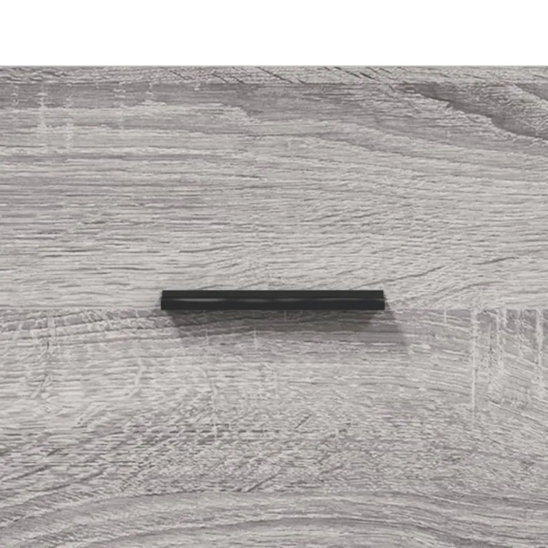 Šoninė spintelė, pilka ąžuolo, 100x36x60cm, apdirbta mediena