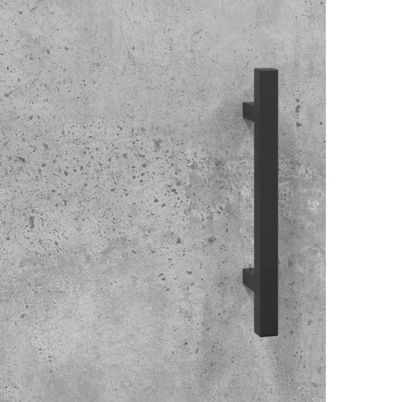 Šoninė spintelė, betono pilka, 100x36x60cm, apdirbta mediena