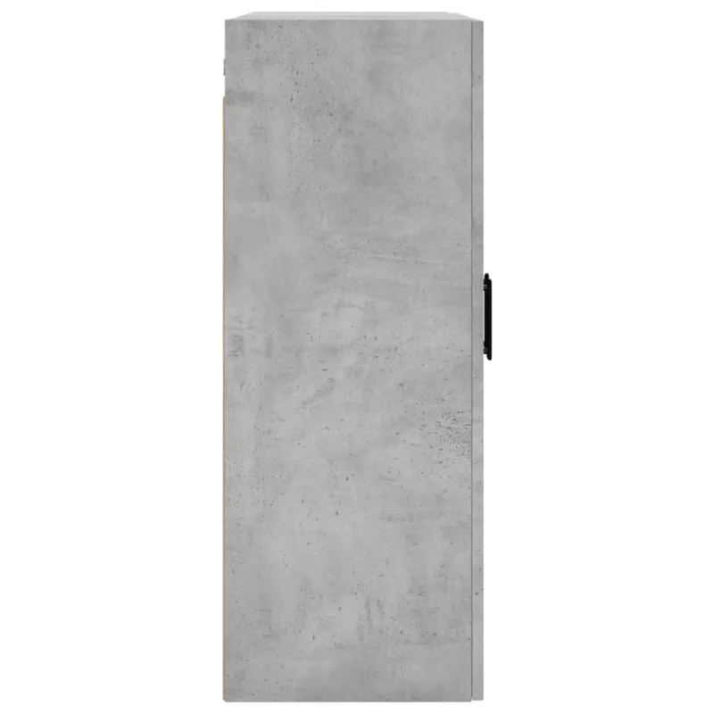 Prie sienos montuojama spintelė, betono pilka, 69,5x34x90cm