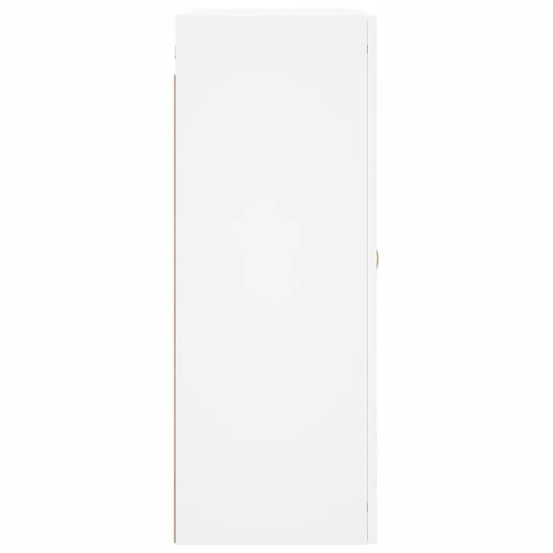 Prie sienos montuojama spintelė, baltos spalvos, 69,5x34x90cm