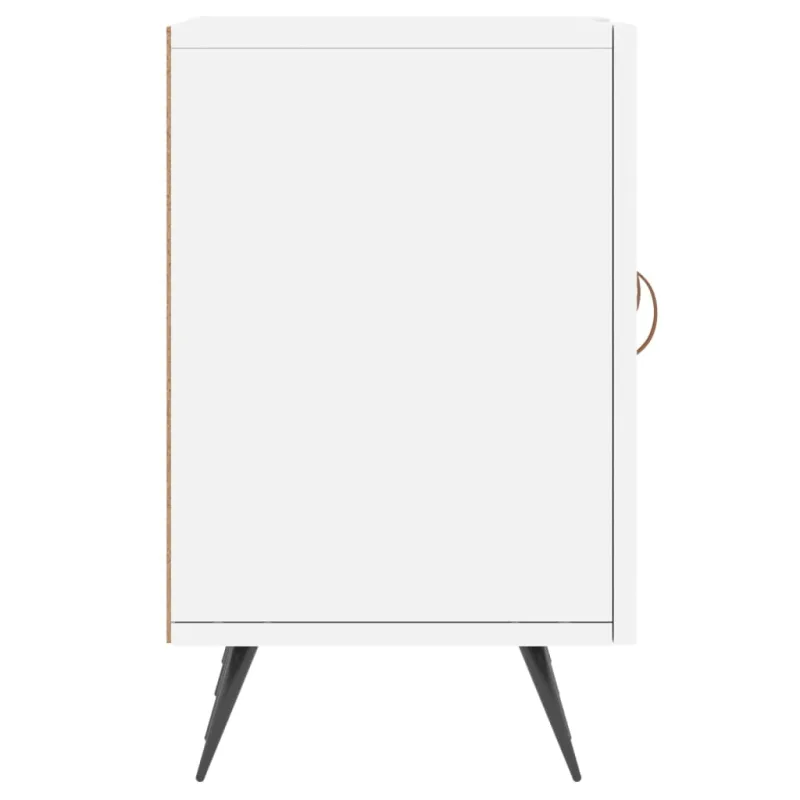Televizoriaus spintelė, balta, 150x30x50cm, apdirbta mediena
