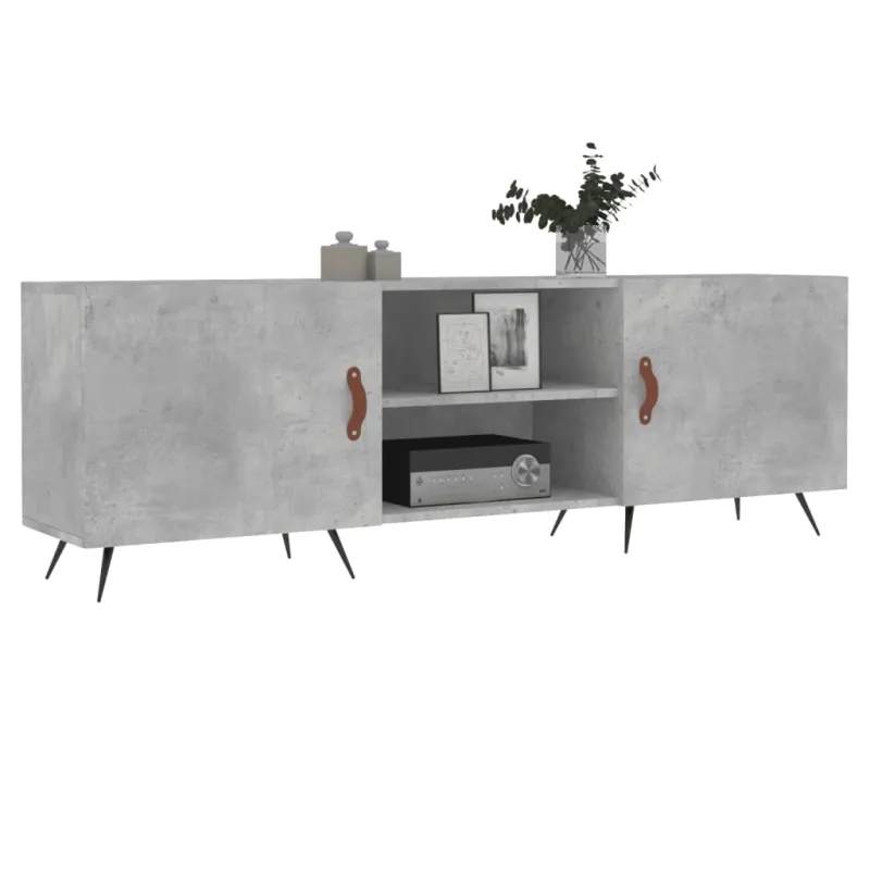 Televizoriaus spintelė, betono pilka, 150x30x50cm, mediena
