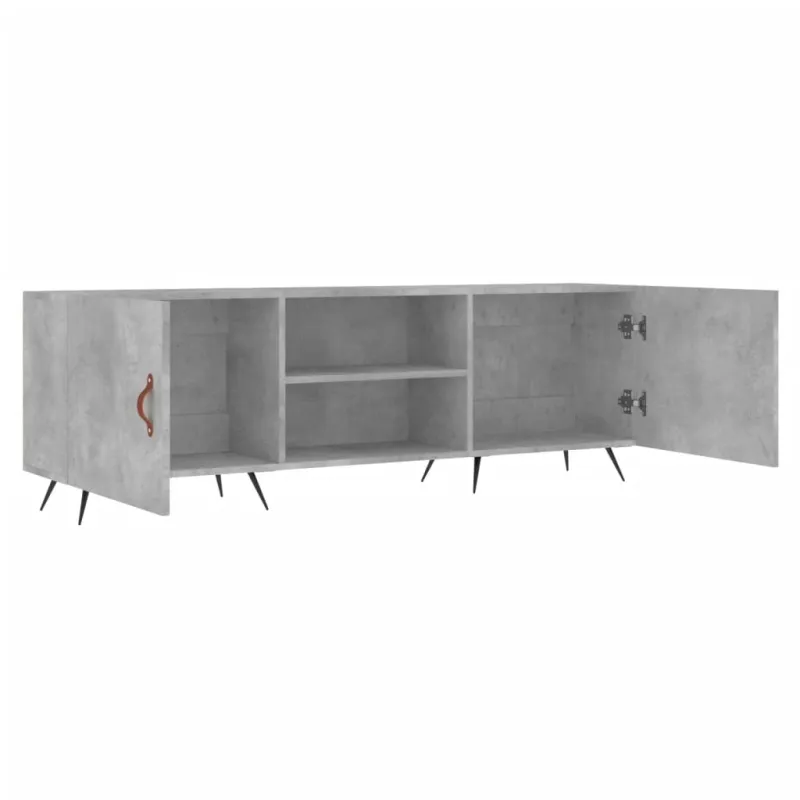 Televizoriaus spintelė, betono pilka, 150x30x50cm, mediena