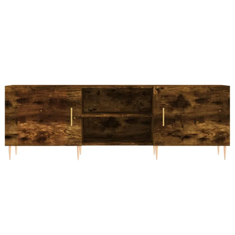 Televizoriaus spintelė, dūminio ąžuolo, 150x30x50cm, mediena
