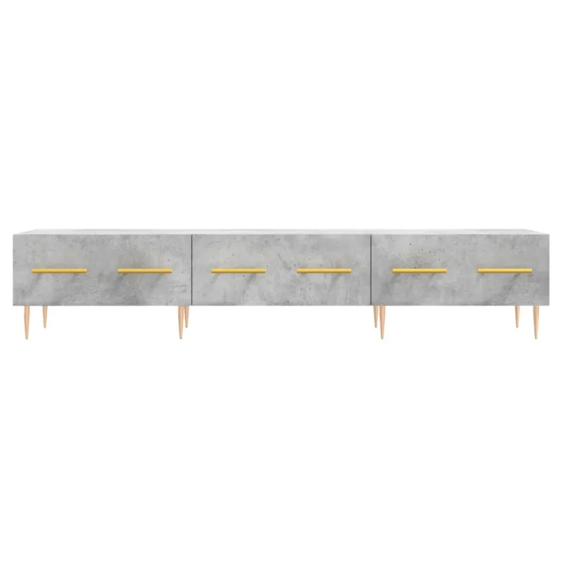 Televizoriaus spintelė, betono pilka, 150x36x30cm, mediena