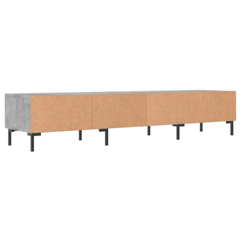 Televizoriaus spintelė, betono pilka, 150x36x30cm, mediena
