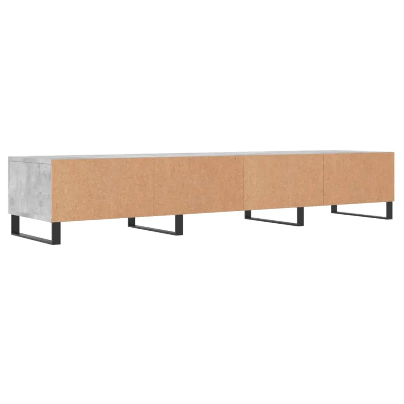 Televizoriaus spintelė, betono pilka, 150x36x30cm, mediena