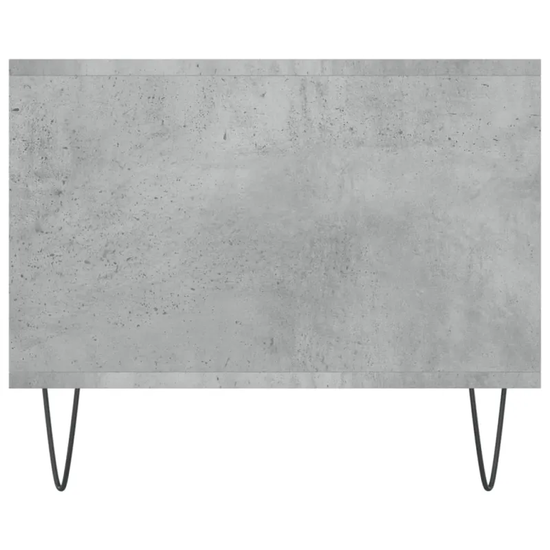 Kavos staliukas, betono pilkas, 102x50x40cm, apdirbta mediena