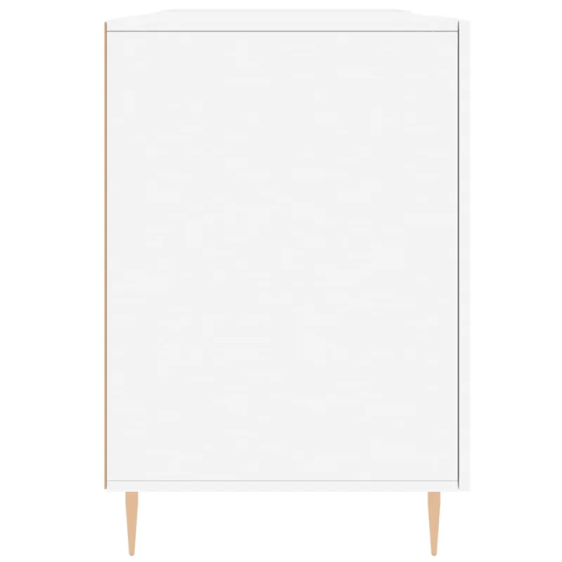 Rašomasis stalas, baltos spalvos, 140x50x75cm, apdirbta mediena