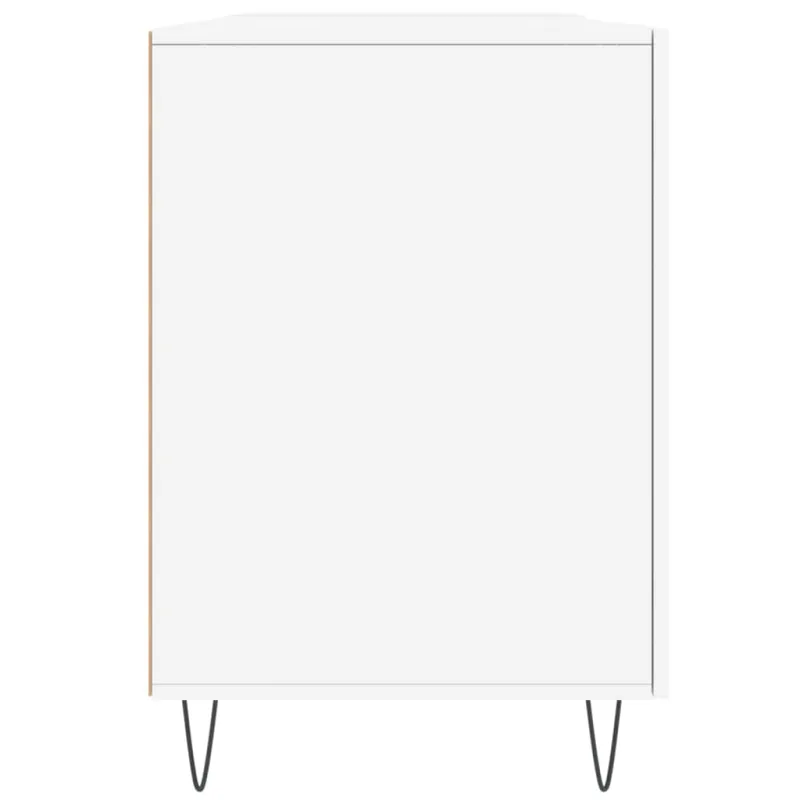 Rašomasis stalas, baltos spalvos, 140x50x75cm, apdirbta mediena