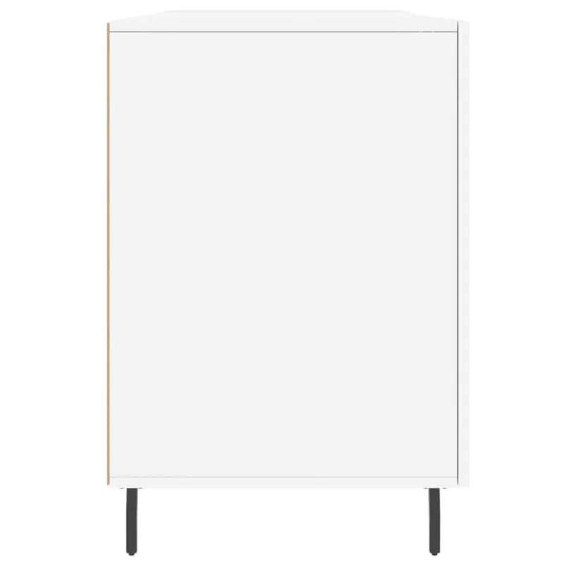 Rašomasis stalas, baltos spalvos, 140x50x75cm, apdirbta mediena