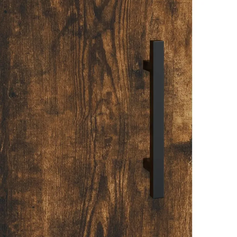 Rašomasis stalas, dūminio ąžuolo, 140x50x75cm, apdirbta mediena
