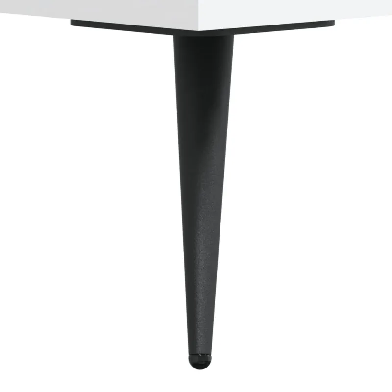Batų suoliukas, baltos spalvos, 102x35x55cm, apdirbta mediena