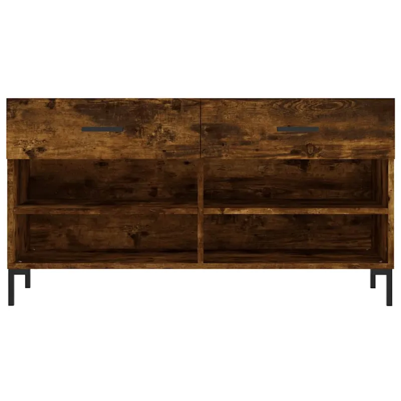 Batų suoliukas, dūminio ąžuolo, 102x35x55cm, apdirbta mediena