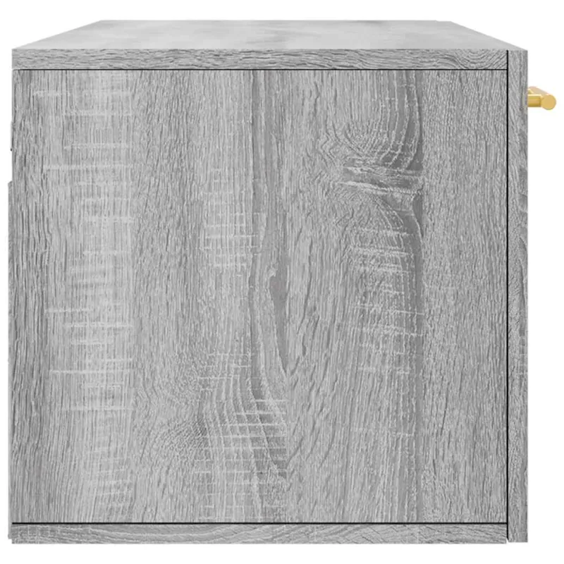 Sieninė spintelė, pilka ąžuolo, 100x36,5x35cm, apdirbta mediena