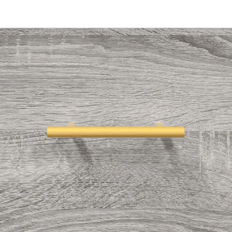 Sieninė spintelė, pilka ąžuolo, 100x36,5x35cm, apdirbta mediena